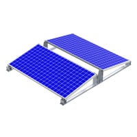 Ballasted solar mounting structure